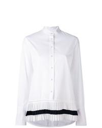 weiße Bluse mit Knöpfen von Victoria Victoria Beckham