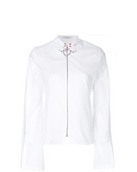 weiße Bluse mit Knöpfen von Vivetta