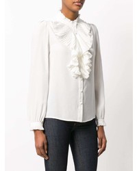weiße Bluse mit Knöpfen von Zadig & Voltaire