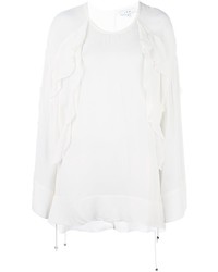 weiße Bluse mit Rüschen von IRO