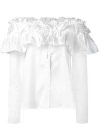 weiße Bluse mit Rüschen von Opening Ceremony