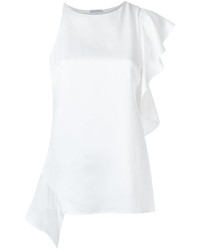 weiße Bluse mit Rüschen von Tufi Duek