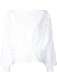 weiße Bluse mit Sternenmuster von CHRISTOPHER ESBER