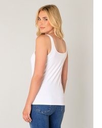 weiße Bluse von Base Level