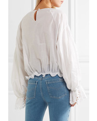 weiße Bluse von Chloé