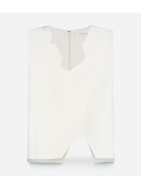 weiße Bluse von Christopher Kane