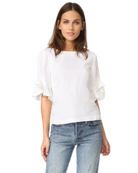 weiße Bluse von Club Monaco