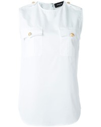 weiße Bluse von Dsquared2