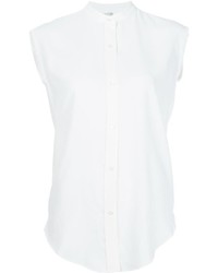 weiße Bluse von Helmut Lang