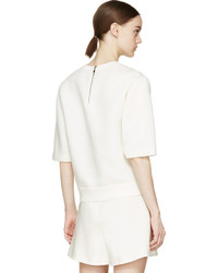 weiße Bluse von Moncler Gamme Rouge