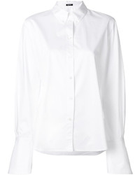 weiße Bluse von Jil Sander Navy