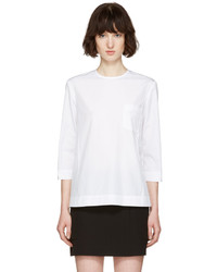 weiße Bluse von Maison Margiela