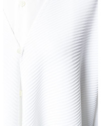 weiße Bluse von Issey Miyake
