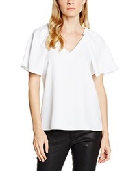 weiße Bluse von Pedro del Hierro