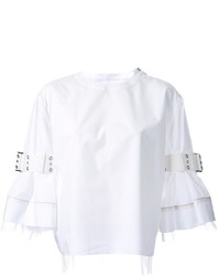 weiße Bluse von Sacai