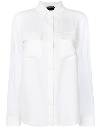 weiße Bluse von Tom Ford