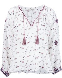 weiße Bluse von Ulla Johnson