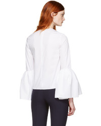weiße Bluse von Roksanda