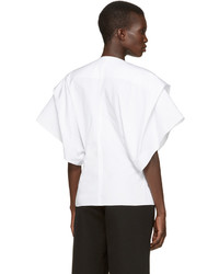 weiße Bluse von Victoria Beckham