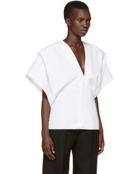 weiße Bluse von Victoria Beckham