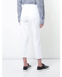 weiße Boyfriend Jeans von Frame Denim