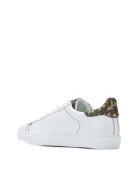 weiße Camouflage Leder niedrige Sneakers von Rossignol