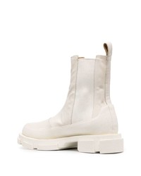 weiße Chelsea Boots aus Leder von Both