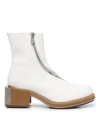 weiße Chelsea Boots aus Leder von Gmbh