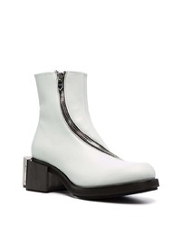 weiße Chelsea Boots aus Leder von Gmbh