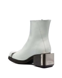 weiße Chelsea Boots aus Leder von Gmbh