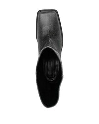 weiße Chelsea Boots aus Leder von Eckhaus Latta