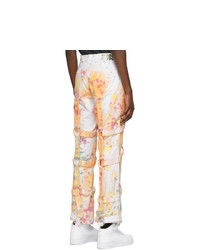 weiße Mit Batikmuster Chinohose von Who Decides War by MRDR BRVDO