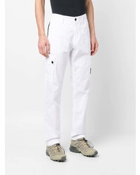 weiße Chinohose von Stone Island