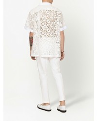 weiße Chinohose von Dolce & Gabbana