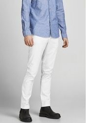 weiße Chinohose von Jack & Jones