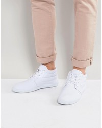 weiße Chukka-Stiefel aus Segeltuch von Asos