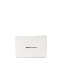 weiße Clutch Handtasche von Balenciaga