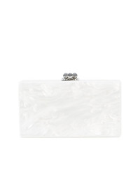 weiße Clutch von Edie Parker