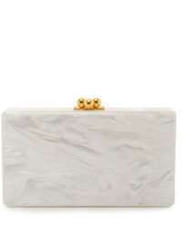 weiße Clutch von Edie Parker