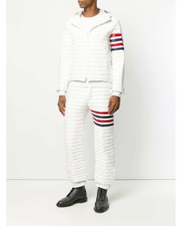 weiße Daunenjacke von Thom Browne