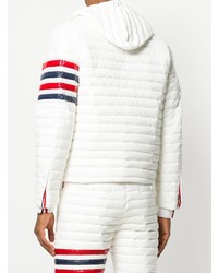 weiße Daunenjacke von Thom Browne