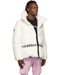 weiße Daunenjacke von Moncler Genius