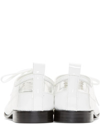 weiße Derby Schuhe von Comme des Garcons
