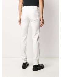 weiße enge Jeans mit Destroyed-Effekten von Givenchy