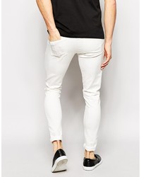 weiße enge Jeans von Asos