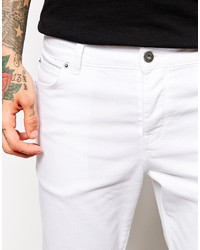 weiße enge Jeans von Asos