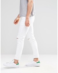 weiße enge Jeans von Asos