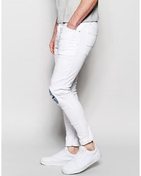 weiße enge Jeans von Asos