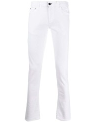 weiße enge Jeans von Canali