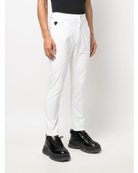 weiße enge Jeans von John Richmond